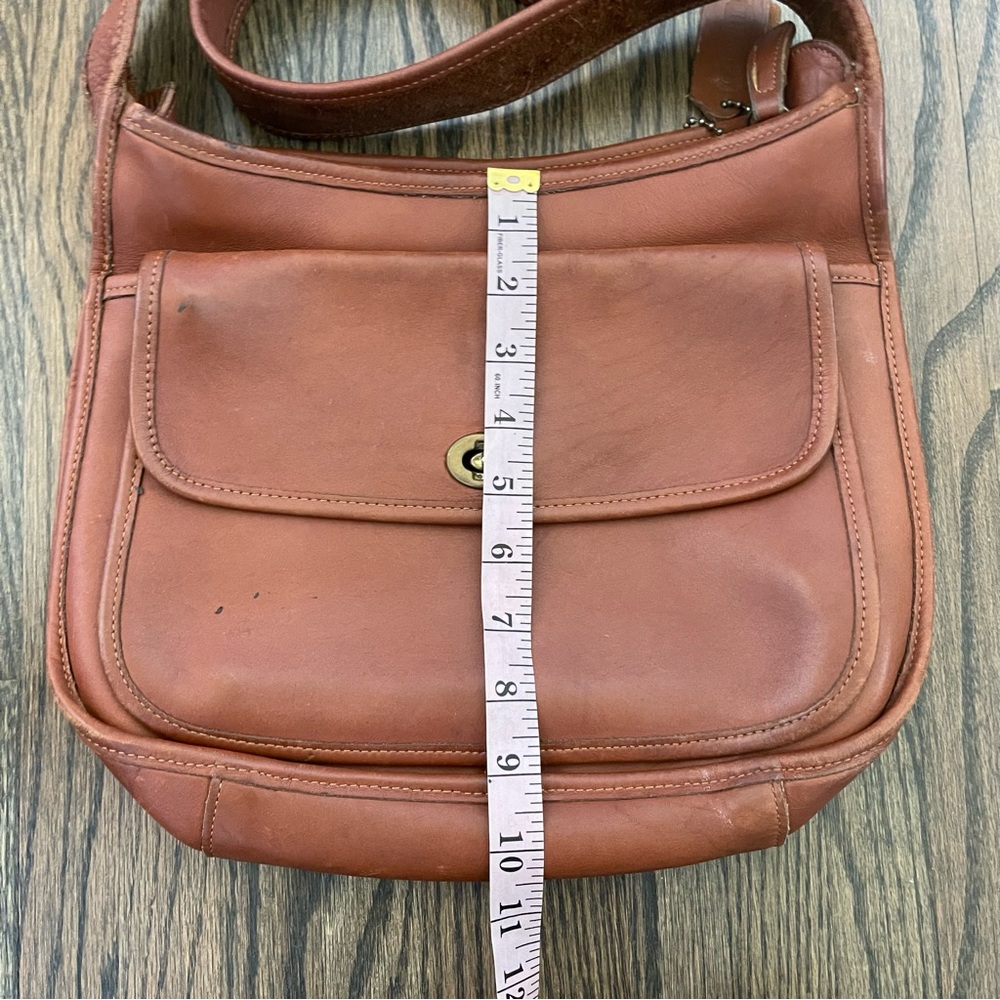 Vintage Coach British tan leather Taft shoulder bag - Picture 14 of 16